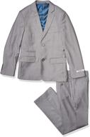 👔 charcoal husky 2 piece suit for boys - isaac mizrahi boys' clothing logo