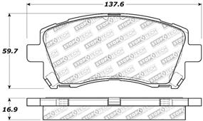 img 2 attached to 🔥 Улучшенные тормозные колодки StopTech 309.07210 Sport с комплектом шайб и крепежными элементами.