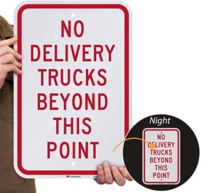 img 3 attached to Enhanced Delivery Safety with SmartSign Engineer Reflective Aluminum