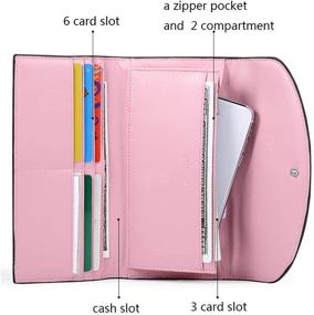 img 1 attached to FT FUNTOR Trifold Blocking Organizer Women's Handbags Wallets