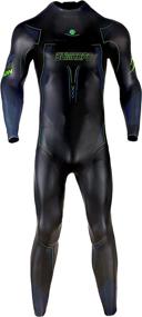img 3 attached to SUMARPO N-Joy Men's Full Body Triathlon Wetsuit - Yamamoto SCS Neoprene Dry Suits for Ironman & Open Water Swimming