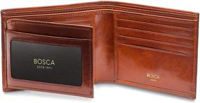 img 1 attached to Bosca Leather Collection Cognac Continental Wallet