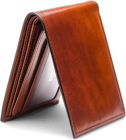 img 3 attached to Bosca Leather Collection Cognac Continental Wallet