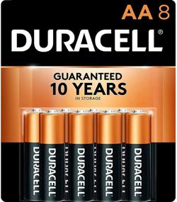 img 4 attached to 🔋 Durable Duracell CopperTop AA Alkaline Batteries - Long-Lasting, Versatile Double A Battery for Home and Office - Pack of 8