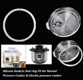 img 1 attached to 🔧 Rubber Gasket and Universal Replacement Floater Sealer for XL, IP-DUO60, IP-LUX60, IP-DUO50, IP-LUX50 Power Pressure Cookers: 5 & 6 Quart