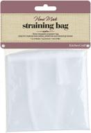 kitchencraft home made muslin jelly bag for jam making - white, polyester, 30 cm logo