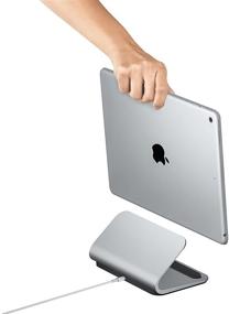 img 2 attached to 💻 Подставка для зарядки Logitech Base для iPad Pro - 9,7 дюйма, 10,5 дюйма и 12,9 дюйма (1-го и 2-го поколения) - премиум алюминиевая конструкция - технология Smart Connector - серебристый.
