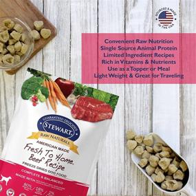 img 2 attached to 🐾 Stewart Raw Naturals Freeze Dried Dog Food: Small Batch Grain Free, Made in USA - Complete and Balanced Meals for Dogs, Ideal for All Breeds and Life Stages