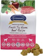🐾 stewart raw naturals freeze dried dog food: small batch grain free, made in usa - complete and balanced meals for dogs, ideal for all breeds and life stages logo