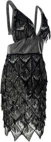 img 2 attached to 👗 Flapper Dresses with Sequin-Beaded Tassels - Women's Clothing Accessories