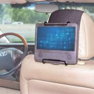 🚗 convenient and secure tfy universal car headrest mount holder for portable dvd player logo