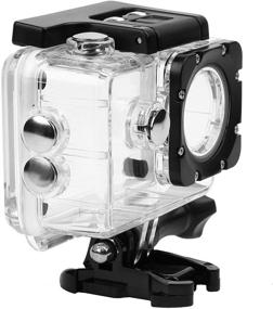 img 2 attached to Seninhi Professional Waterproof Camera Protective Case for SJ4000 SJ7000 Sports Action Camera AKASO EK5000 EK7000 1080P / DBPOWER X1 / Lightdow LD4000 / Campark 4K / WiMiUS Q1Q2 / SJ4000 SJ7000