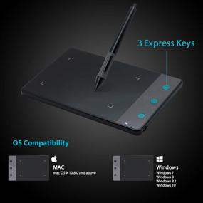 img 3 attached to 🖊️ HUION H420 OSU Graphics Drawing Tablet Signature Pad with Digital Stylus and 3 Express Keys" - "HUION H420 OSU Graphics Drawing Tablet with Signature Pad, Digital Stylus, and 3 Express Keys