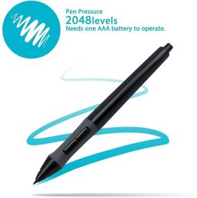 img 1 attached to 🖊️ HUION H420 OSU Graphics Drawing Tablet Signature Pad with Digital Stylus and 3 Express Keys" - "HUION H420 OSU Graphics Drawing Tablet with Signature Pad, Digital Stylus, and 3 Express Keys