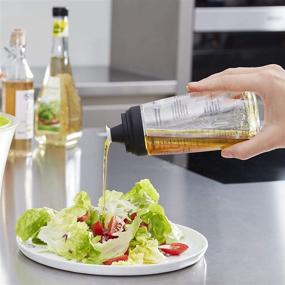 img 1 attached to 🥗 Effortless Mixing: Leifheit Salad Dressing Shaker Bottle in Sleek Black