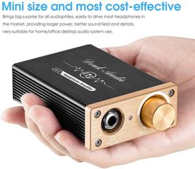 img 1 attached to Douk Audio U3 Mini Class A Headphone Amplifier - HiFi Desktop Home Stereo Amp (DC5V)