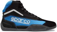 🏎️ sparco s00125948nrce gamma kb-4 loot, black/blue, size 48 racing shoes logo