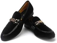 👞 stylish xqwfh loafers smoking slippers: perfect wedding men's shoes logo