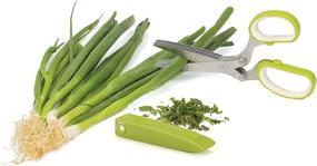 img 3 attached to 🍃 RSVP International Dishwasher Safe Herb Scissors in Green - Fruit & Vegetable Kitchen Tool Collection