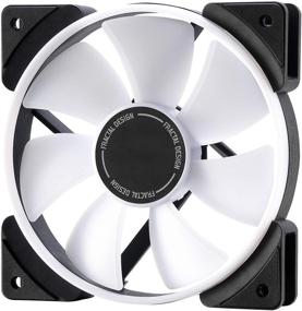 img 2 attached to 🌈 Fractal Design Prisma AL-12 – 120mm Silent Computer Fan - PWM Control - Six LEDs - ARGB - Perfect for Silent Computing - High Airflow - LLS Bearings - TripWire Technology - RGB (3-Pack)