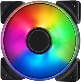 img 4 attached to 🌈 Fractal Design Prisma AL-12 – 120mm Silent Computer Fan - PWM Control - Six LEDs - ARGB - Perfect for Silent Computing - High Airflow - LLS Bearings - TripWire Technology - RGB (3-Pack)