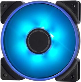 img 1 attached to 🌈 Fractal Design Prisma AL-12 – 120mm Silent Computer Fan - PWM Control - Six LEDs - ARGB - Perfect for Silent Computing - High Airflow - LLS Bearings - TripWire Technology - RGB (3-Pack)