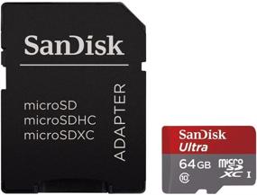 img 2 attached to 💨 High-Speed SanDisk 64GB ULTRA microSDXC Card Class 10 (SDSDQUA-064G-A11A) – Boost Your Storage and Performance!