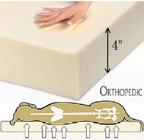 img 1 attached to 🐾 Enhance Your Pet's Comfort with the Go Pet Club Solid Memory Foam Orthopedic Pet Bed