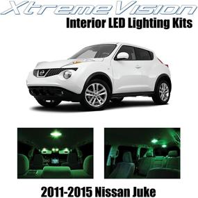 img 4 attached to Xtremevision Interior LED For Nissan Juke 2011-2015 (6 Pieces) Green Interior LED Kit Installation Tool