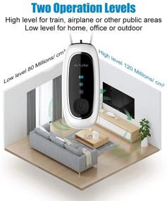 img 1 attached to 🌬️Woolala Воздушное ожерелье 2021 года: Носимое портативное воздушное ожерелье для взрослых и детей с 120 миллионами ионов воздуха, длительное время работы 60 часов.