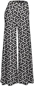 img 4 attached to 👖 Arolina Womens Stretchy Palazzo Lounge Pants for Women's Lingerie, Sleepwear, and Loungewear