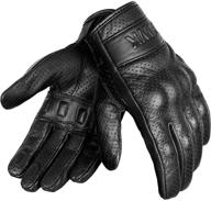 🧤 men's motorbike gloves - hwk motocross motorcycle tactical biker leather gloves for riding and racing logo