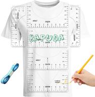 📏 rapuda transparent sublimation press ruler guide with alignment tool logo