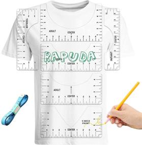 img 4 attached to 📏 RAPUDA Transparent Sublimation Press Ruler Guide with Alignment Tool