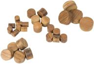 🌳 premium whitecap 60151-20 teak plugs - 3/8" diameter, pack of 20: enhance your teak projects with high-quality plugs! логотип