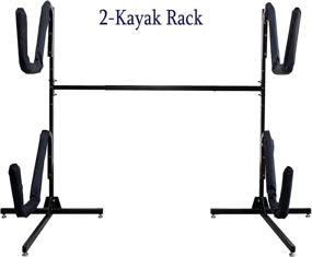 img 1 attached to 🚣 Versatile Free-standing Indoor/Outdoor Kayak Storage Rack: Insight- Kayak Storage Solution