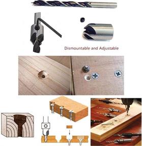 img 3 attached to 🔧 Enhanced Woodworking Efficiency: Adjustable Countersink Collars for Precise Counterboring