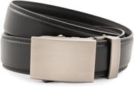 refined style meets versatility: anson belt buckle gunmetal chocolate men's accessories logo