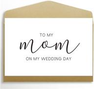 mom wedding day card mum logo