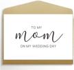 mom wedding day card mum logo