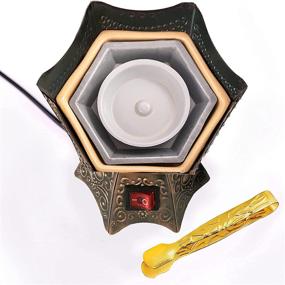 img 1 attached to 🔌 Oud Frankincense Resin Electric Burner - Copper, 110V for USA & Canada - 4.53 x 6.89 Inches