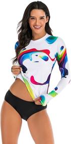 img 2 attached to 👙 Stylish Prints Surfing Swimsuit for Women - Perfect Swimwear & Cover Ups