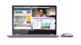 img 2 attached to 💻 Lenovo Flex 6 81EM0008US 2-in-1 Laptop: Windows 10 Home, Intel Core i5-8250U, 14" LED Display, 256GB Storage, 8GB RAM (Onyx Black)