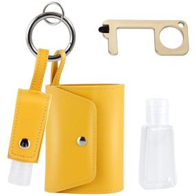 img 4 attached to 🧴 Compact Sanitizer Case: Mask Pouch & Hand Container Organizer