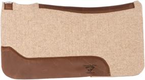 img 1 attached to 💎 Diamond Wool Contour Western Saddle Pad