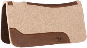 img 2 attached to 💎 Diamond Wool Contour Western Saddle Pad