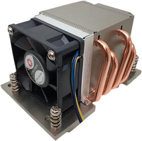 img 4 attached to Dynatron A26 AMD EPYC SP3 Aluminum Heatsink: 2U Active Cooling System with Embedded Heatpipe