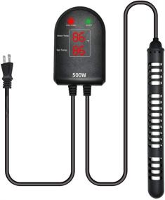 img 4 attached to 🐠 U-picks Submersible Aquarium Heater: 100W/300W/500W with Intelligent External LED Digital Temperature Controller – Ideal for Fish Tanks, Turtle and Betta Tanks (5-130 Gallon)