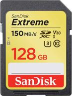 sandisk 128 гб экстремальная uhs i sdsdxv5 128 гб гнцин логотип