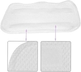 img 1 attached to 🧽 FFsign 8 Pack Steam Mop Pads - Compatible with Shark Light and Easy Steam Mop Cleaners - Microfiber Cleaning Steamer Pads - Washable & Reusable - S3101 S3101n2 S3250 S3251 SK460 SK410 SK435CO SK140 SK141